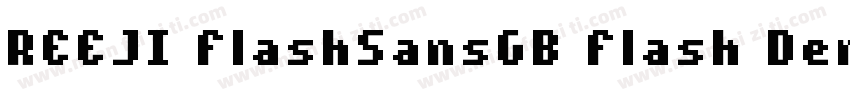 REEJI FlashSansGB Flash DemiBold字体转换
